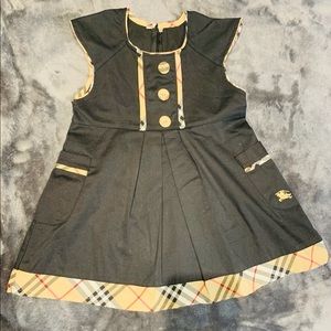 Authentic Burberry Little Girls Dress Size 5